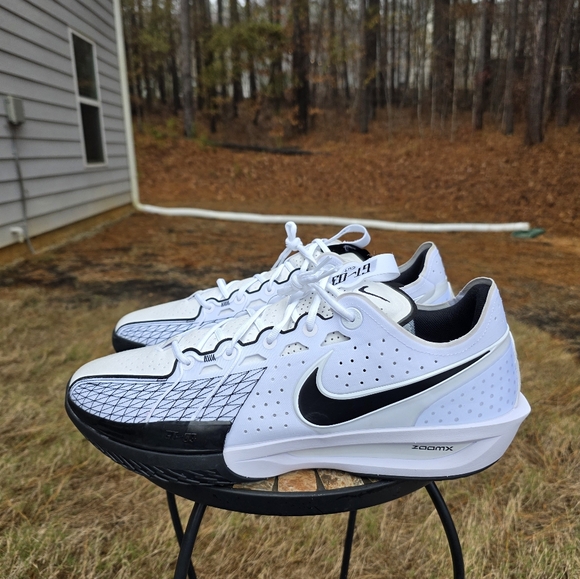 Nike Air Zoom GT Cut 3 Basketball Shoes White/Black HJ7022-101 Men Size 19 NWB - Picture 3 of 9